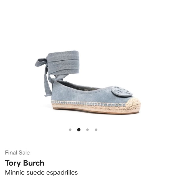 Tory Burch Minnie Espadrille lace up - Picture 9 of 10